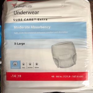 Cardinal Sure Care Protective Pull-Up Underwear